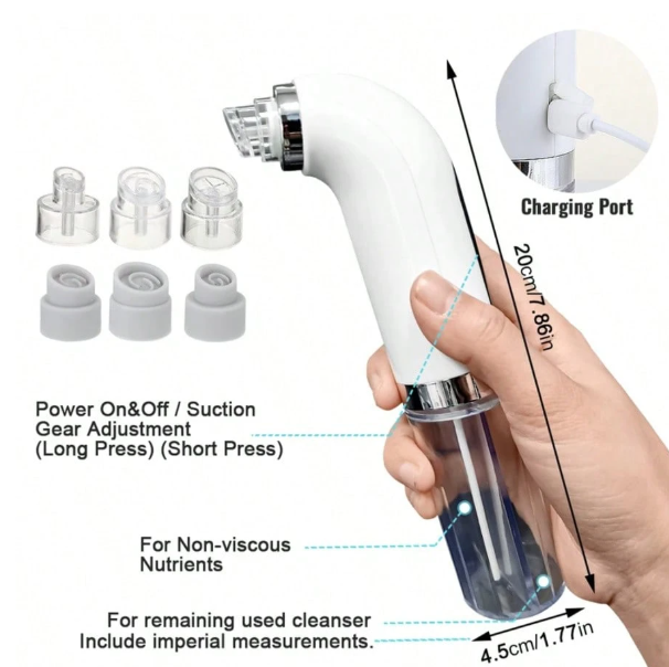 Succionador Eléctrico de Puntos Negros