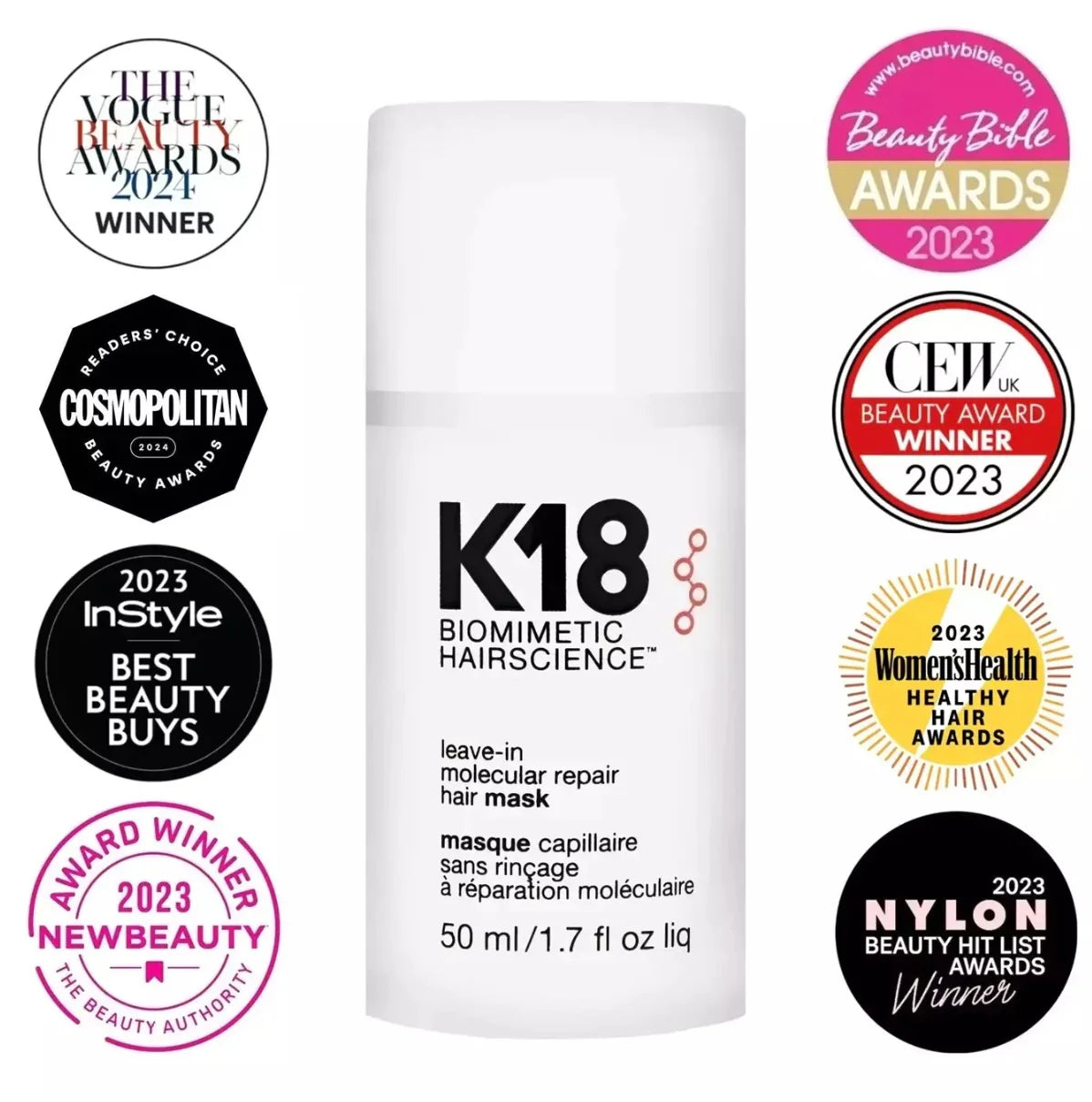 K18 Leave-in Molecular Repair Hair Mask